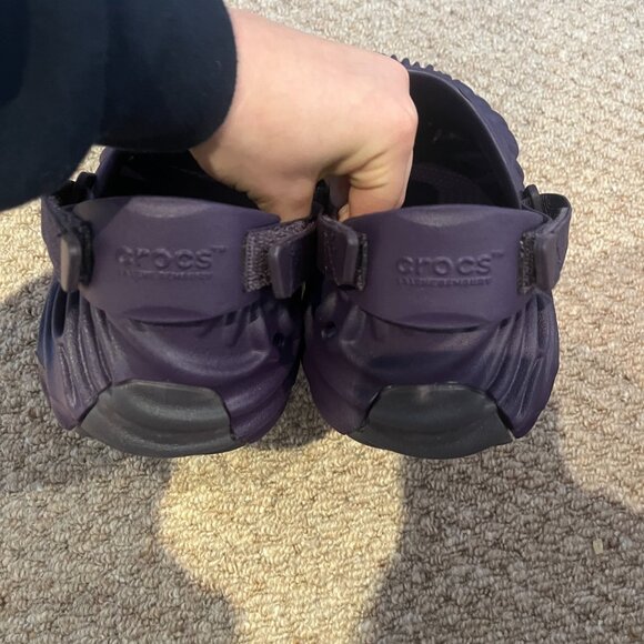 Crocs Pollex Clog by Salehe Bembury – Ube (Dark Purple) – Men’s Size 10 - Picture 12 of 14